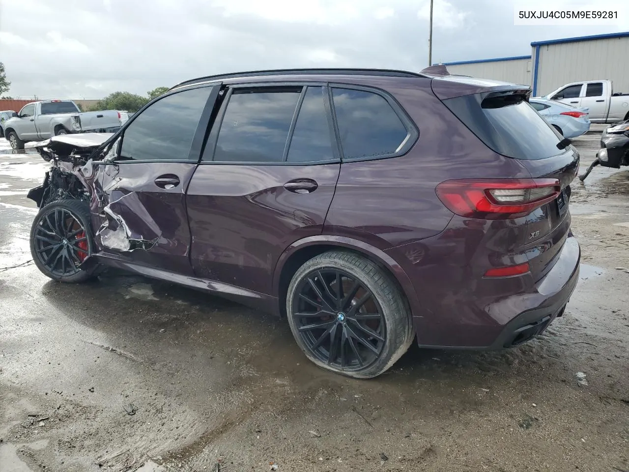 2021 BMW X5 M50I VIN: 5UXJU4C05M9E59281 Lot: 73345054