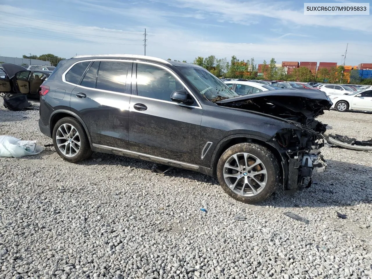 2021 BMW X5 xDrive40I VIN: 5UXCR6C07M9D95833 Lot: 74745534