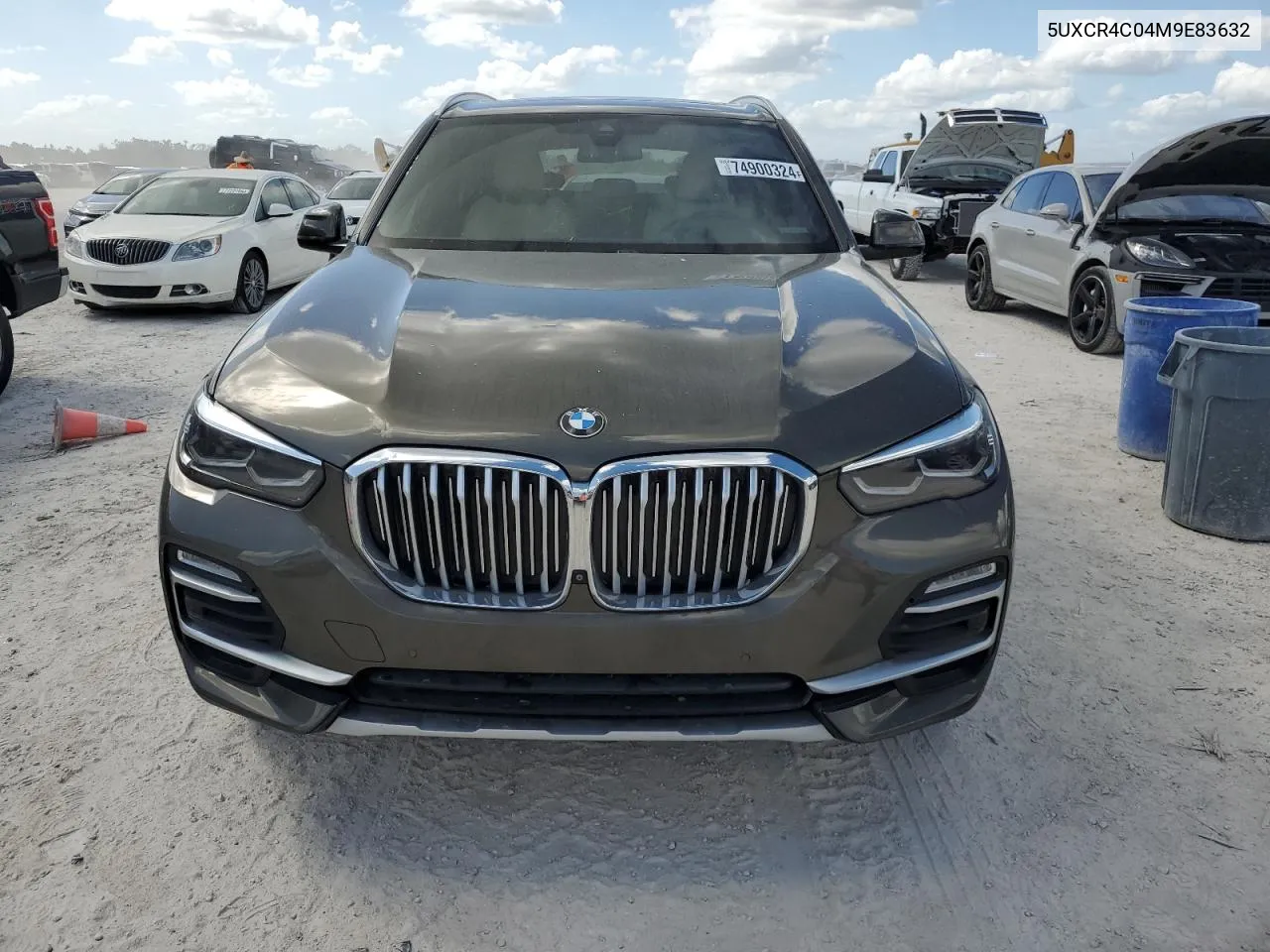 2021 BMW X5 Sdrive 40I VIN: 5UXCR4C04M9E83632 Lot: 74900324