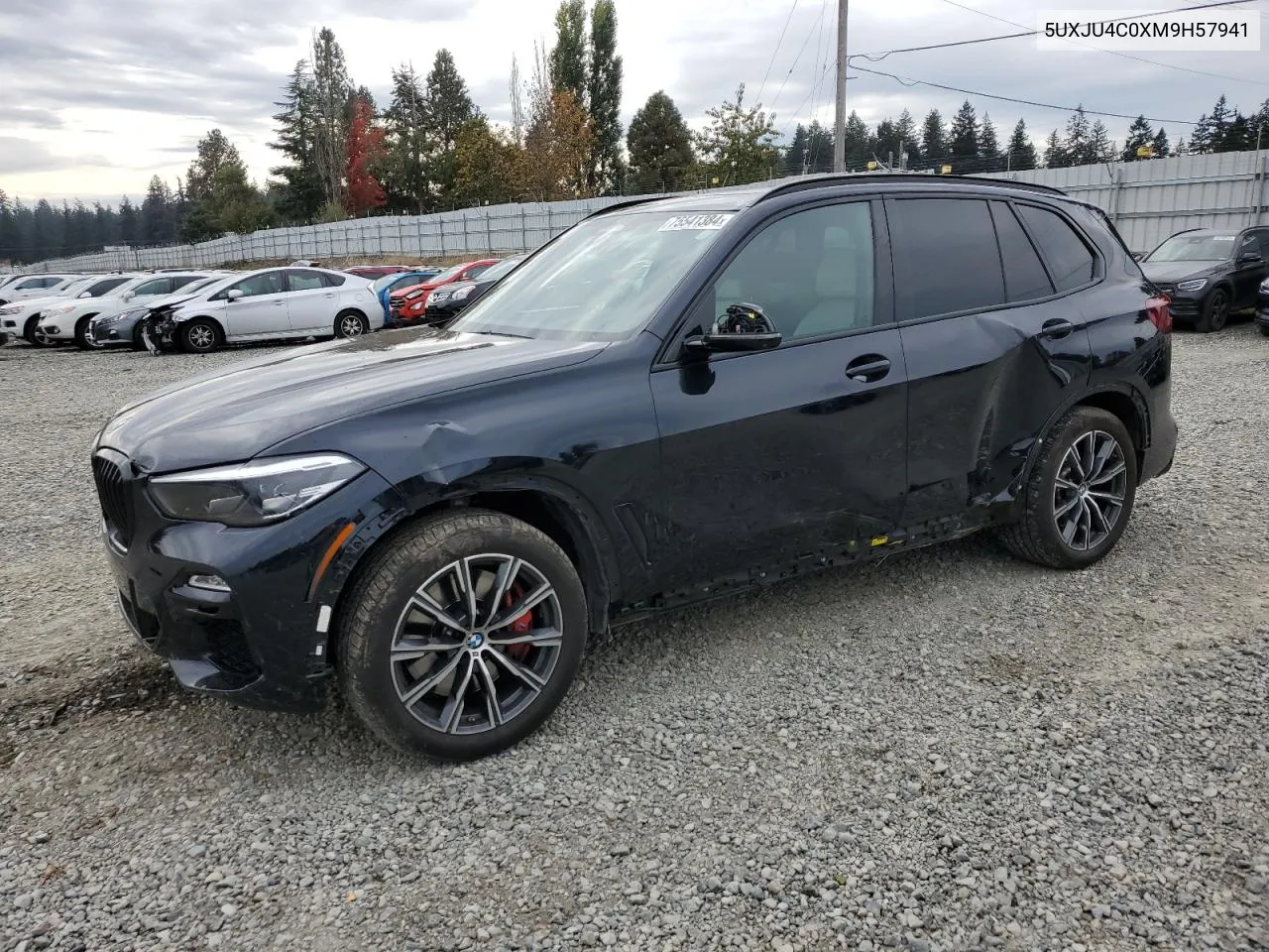 2021 BMW X5 M50I VIN: 5UXJU4C0XM9H57941 Lot: 75541384