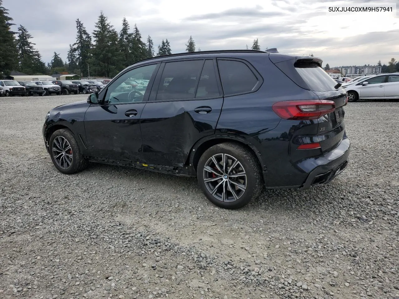 2021 BMW X5 M50I VIN: 5UXJU4C0XM9H57941 Lot: 75541384