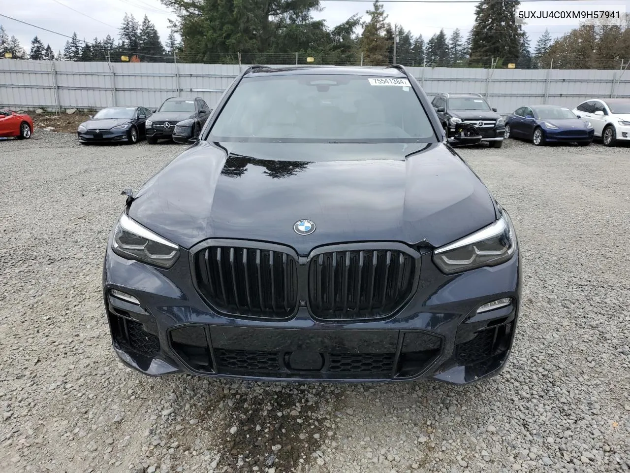 2021 BMW X5 M50I VIN: 5UXJU4C0XM9H57941 Lot: 75541384