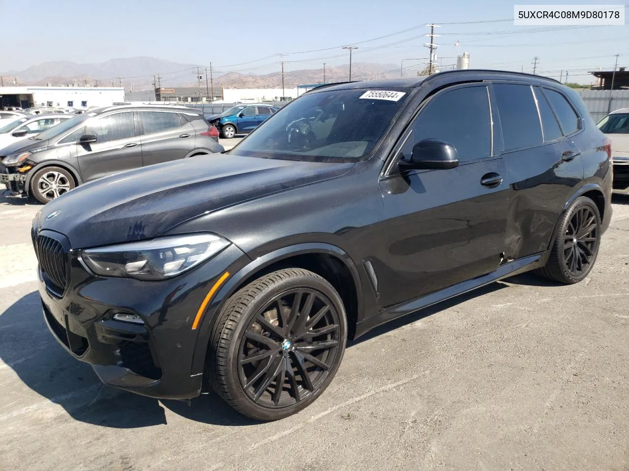 2021 BMW X5 Sdrive 40I VIN: 5UXCR4C08M9D80178 Lot: 75550644