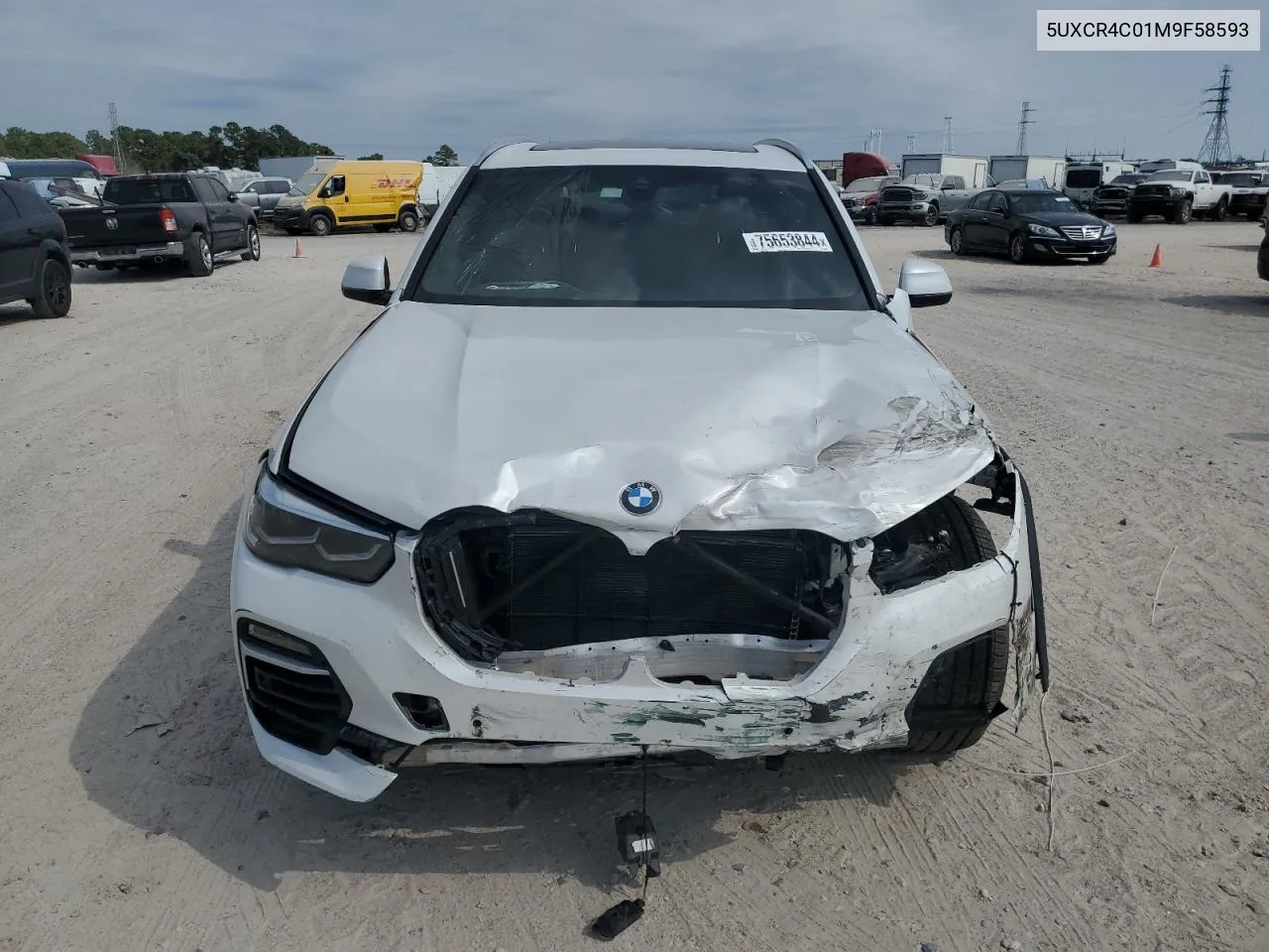 2021 BMW X5 Sdrive 40I VIN: 5UXCR4C01M9F58593 Lot: 75653844