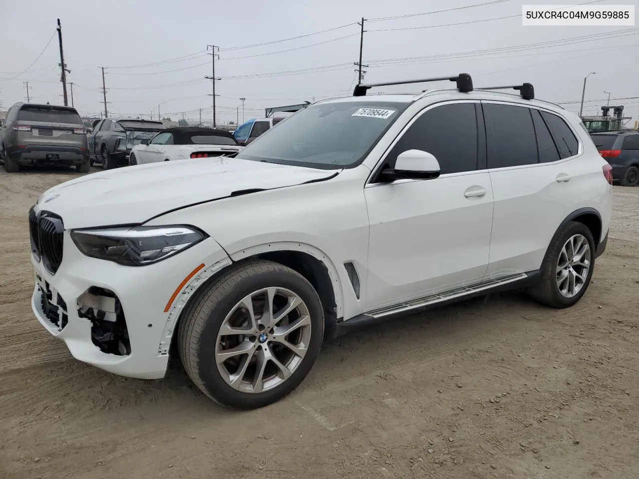 2021 BMW X5 Sdrive 40I VIN: 5UXCR4C04M9G59885 Lot: 75709544