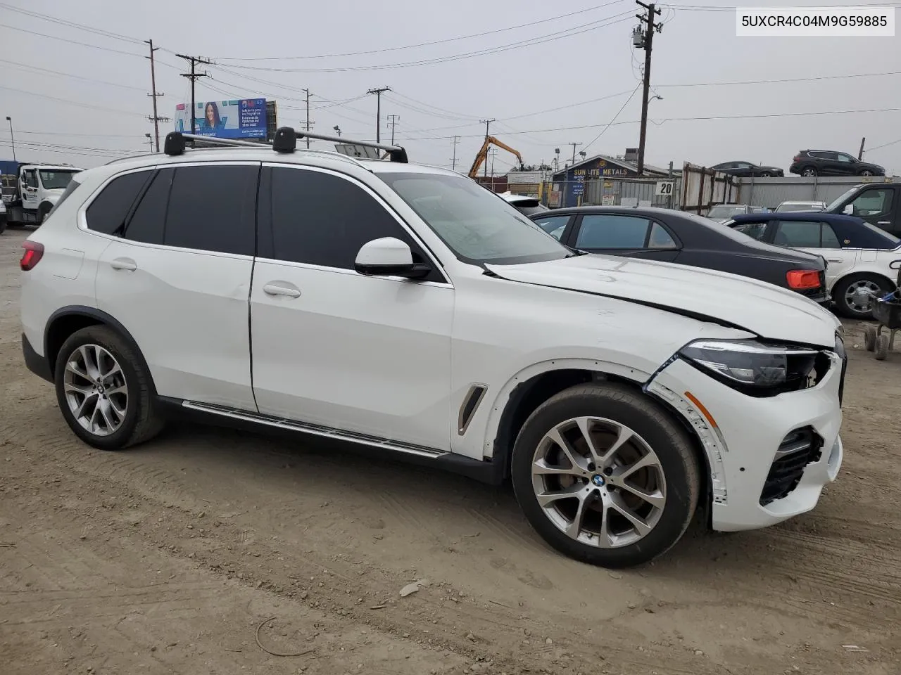 2021 BMW X5 Sdrive 40I VIN: 5UXCR4C04M9G59885 Lot: 75709544