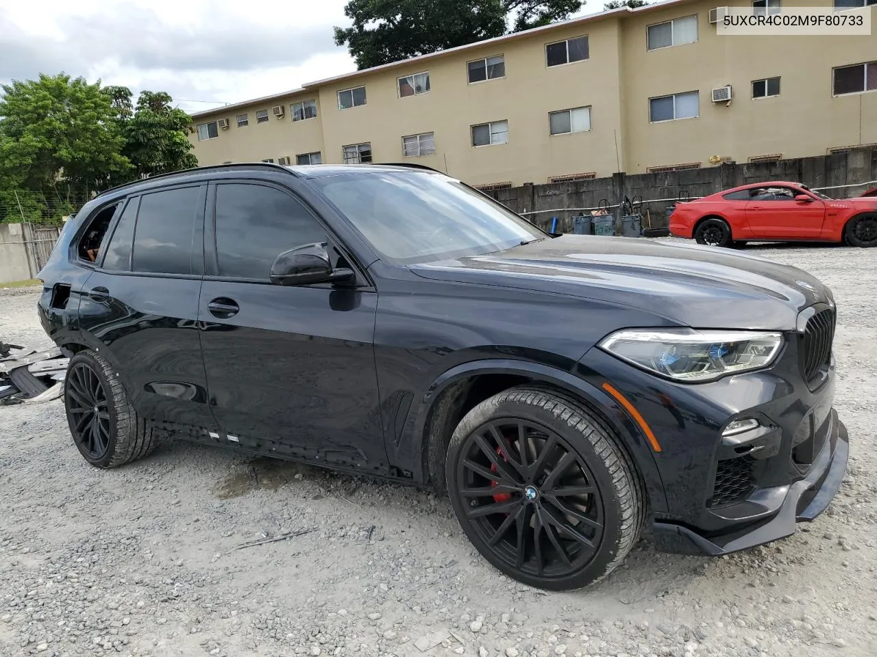 2021 BMW X5 Sdrive 40I VIN: 5UXCR4C02M9F80733 Lot: 76057574