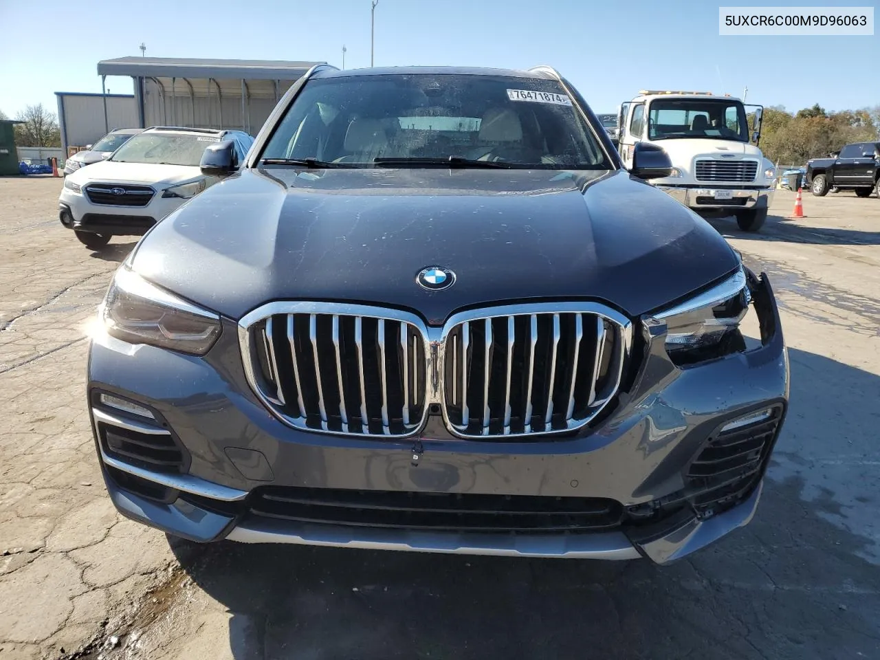 2021 BMW X5 xDrive40I VIN: 5UXCR6C00M9D96063 Lot: 76471874