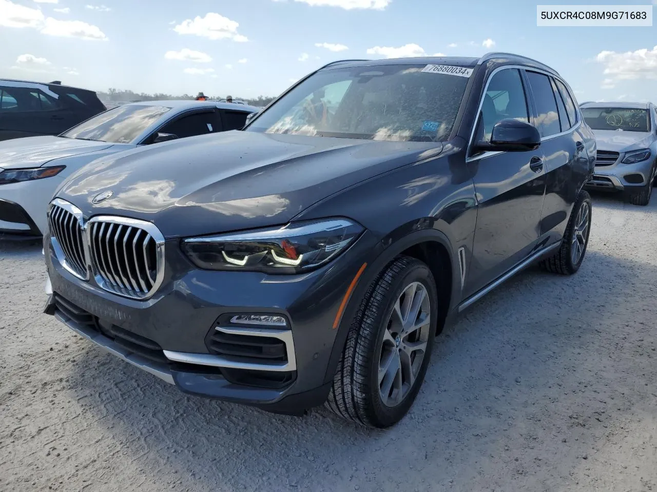 2021 BMW X5 Sdrive 40I VIN: 5UXCR4C08M9G71683 Lot: 76880034