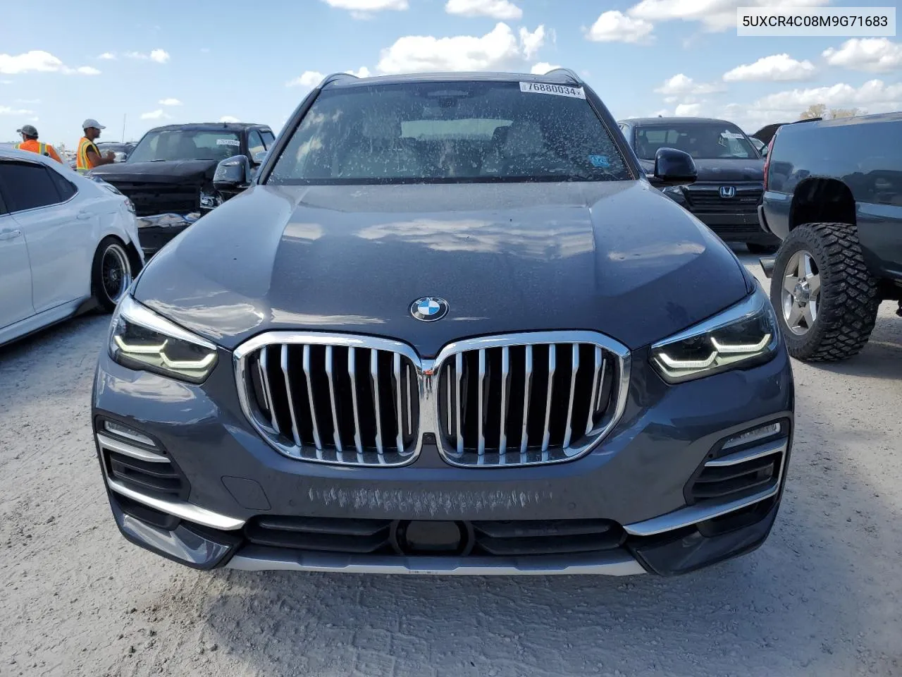 2021 BMW X5 Sdrive 40I VIN: 5UXCR4C08M9G71683 Lot: 76880034