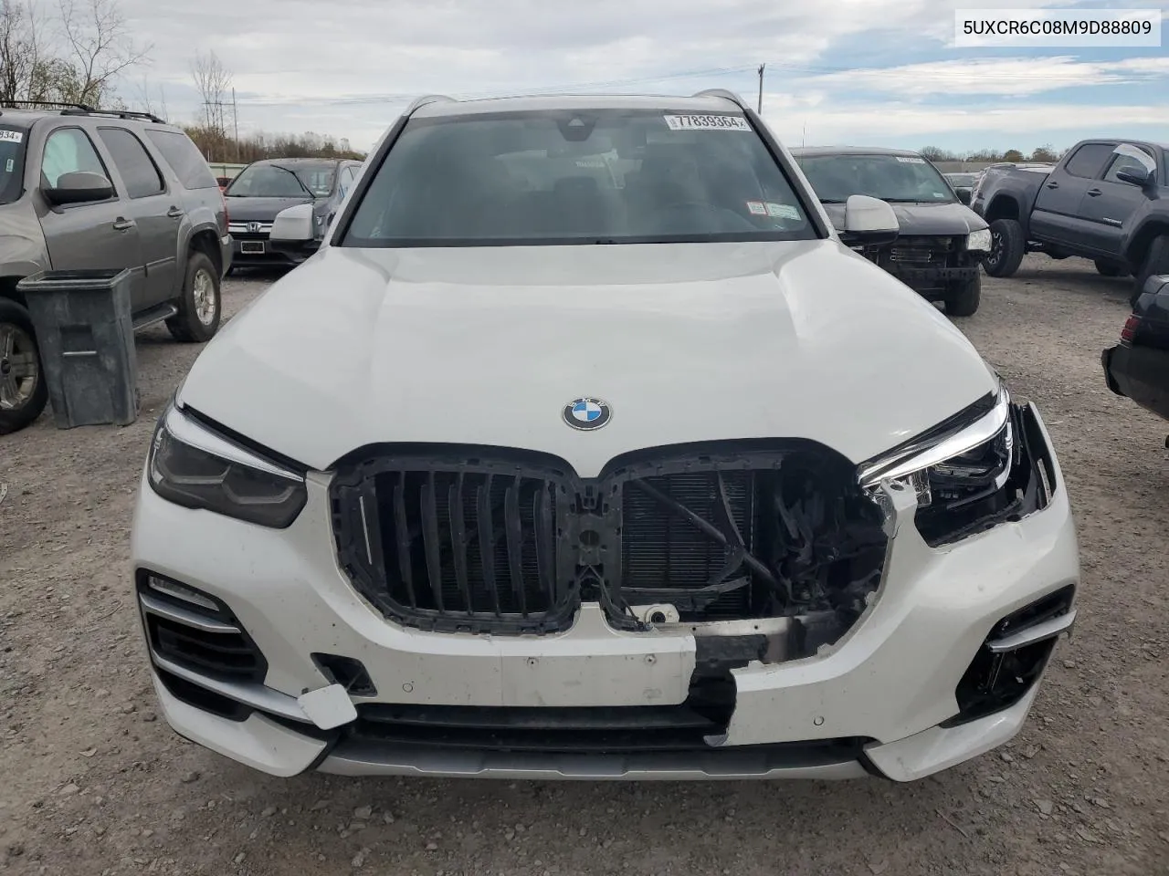 2021 BMW X5 xDrive40I VIN: 5UXCR6C08M9D88809 Lot: 77839364