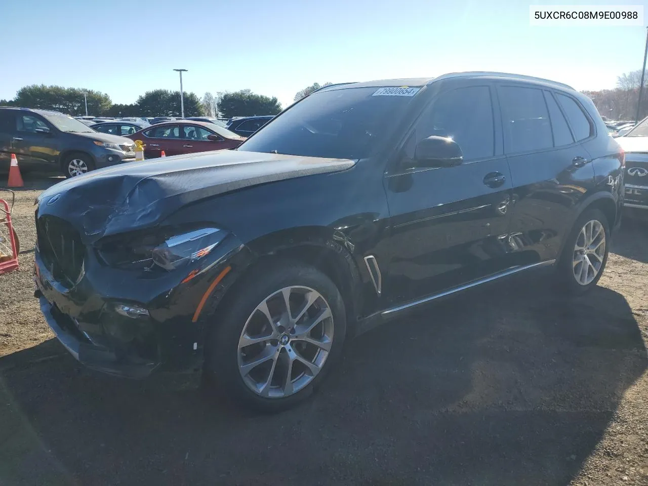 2021 BMW X5 xDrive40I VIN: 5UXCR6C08M9E00988 Lot: 79900654