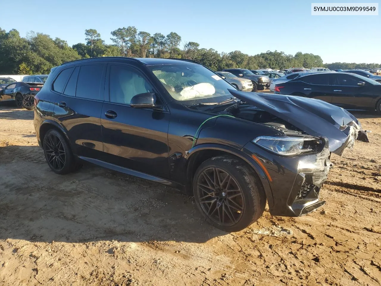 2021 BMW X5 M VIN: 5YMJU0C03M9D99549 Lot: 80499214