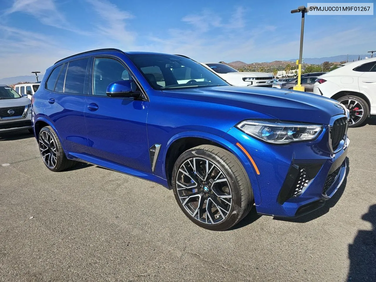 2021 BMW X5 M VIN: 5YMJU0C01M9F01267 Lot: 82042094