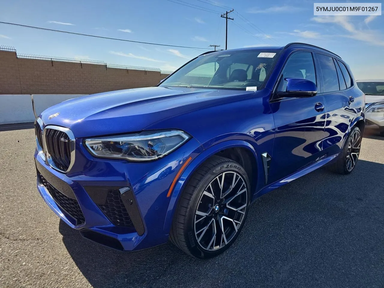 2021 BMW X5 M VIN: 5YMJU0C01M9F01267 Lot: 82042094