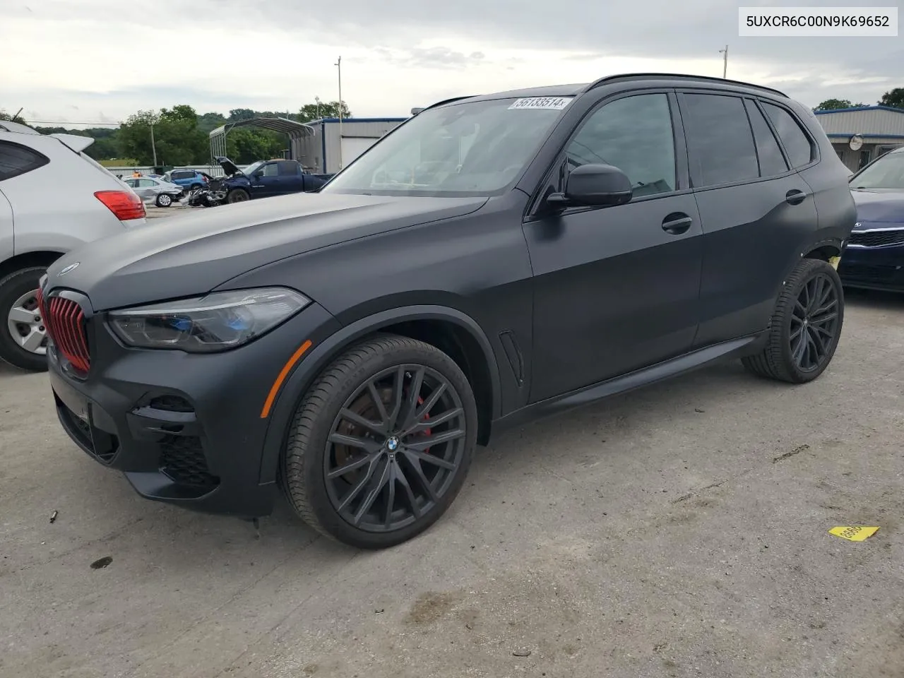 2022 BMW X5 xDrive40I VIN: 5UXCR6C00N9K69652 Lot: 56133514