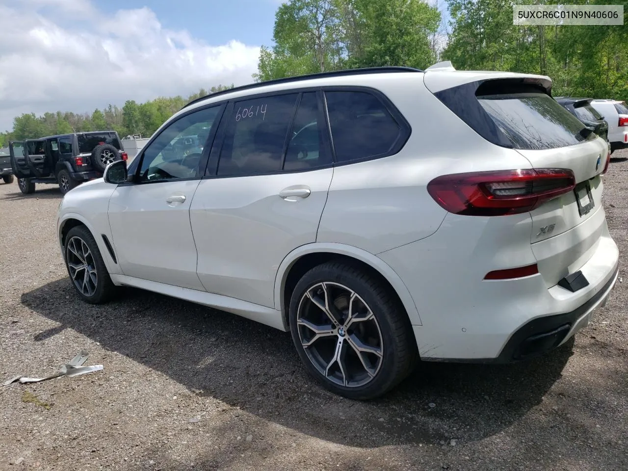 2022 BMW X5 xDrive40I VIN: 5UXCR6C01N9N40606 Lot: 57282724