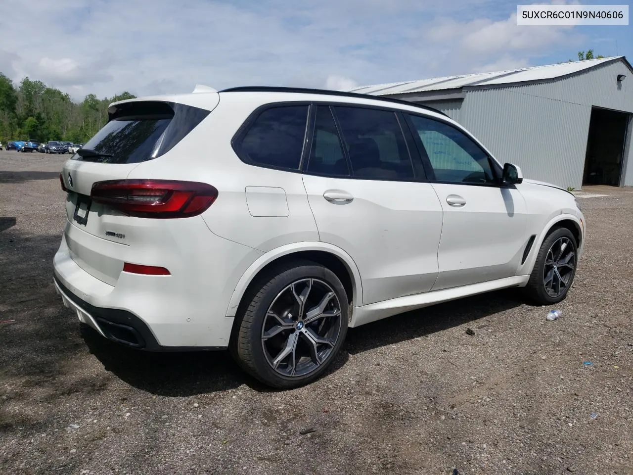 2022 BMW X5 xDrive40I VIN: 5UXCR6C01N9N40606 Lot: 57282724