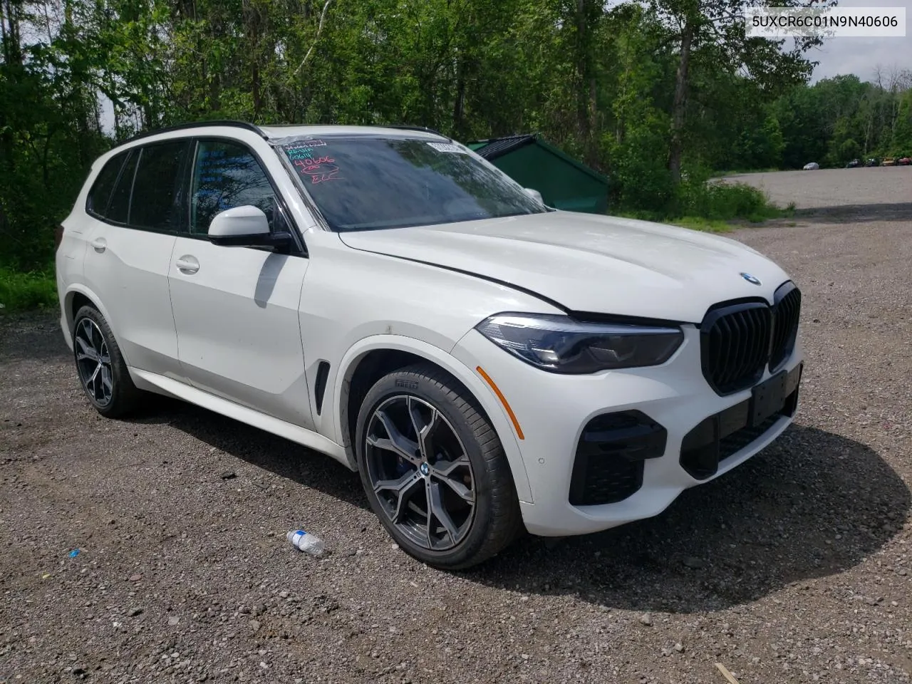 2022 BMW X5 xDrive40I VIN: 5UXCR6C01N9N40606 Lot: 57282724