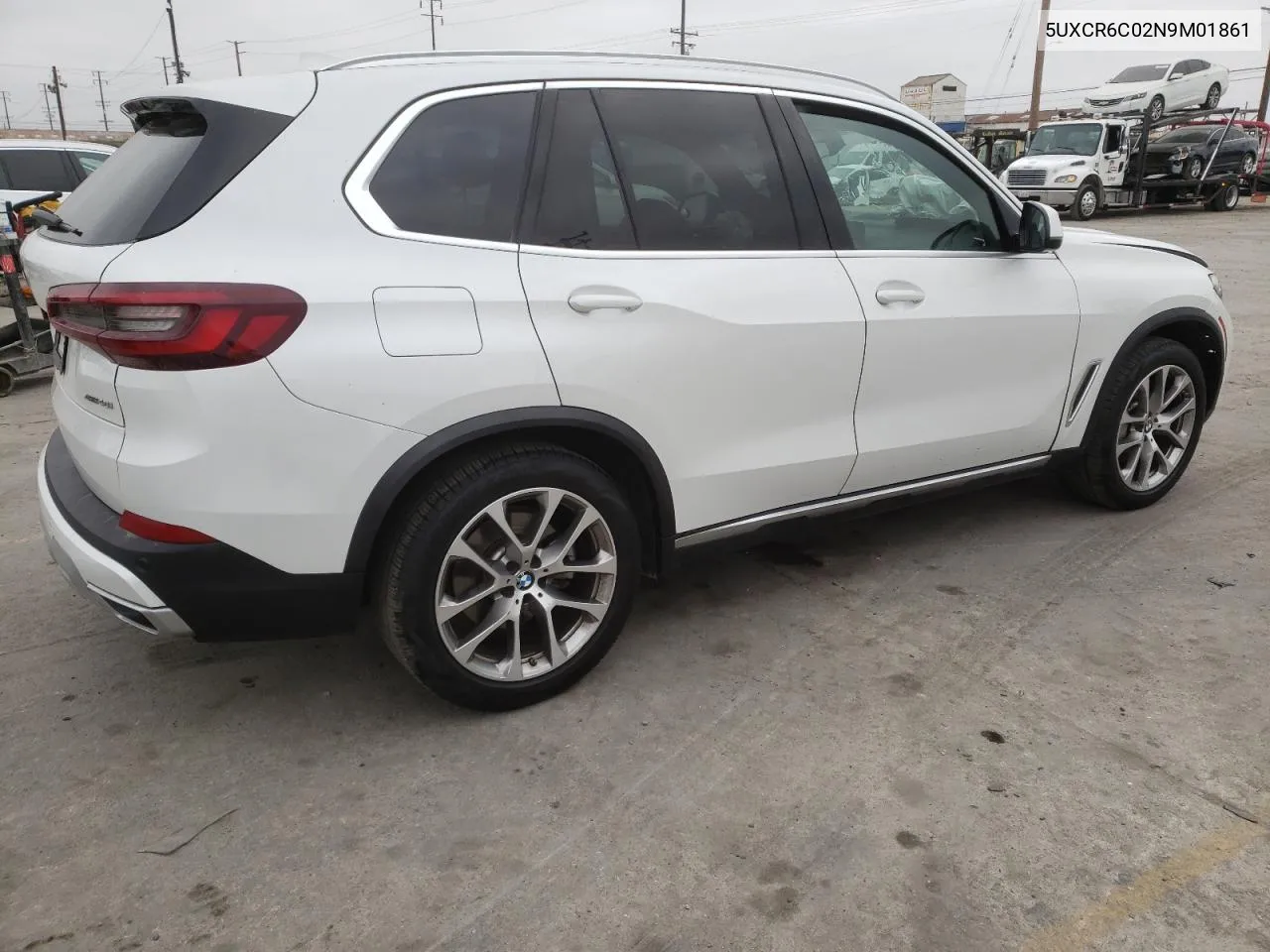 2022 BMW X5 xDrive40I VIN: 5UXCR6C02N9M01861 Lot: 59668064