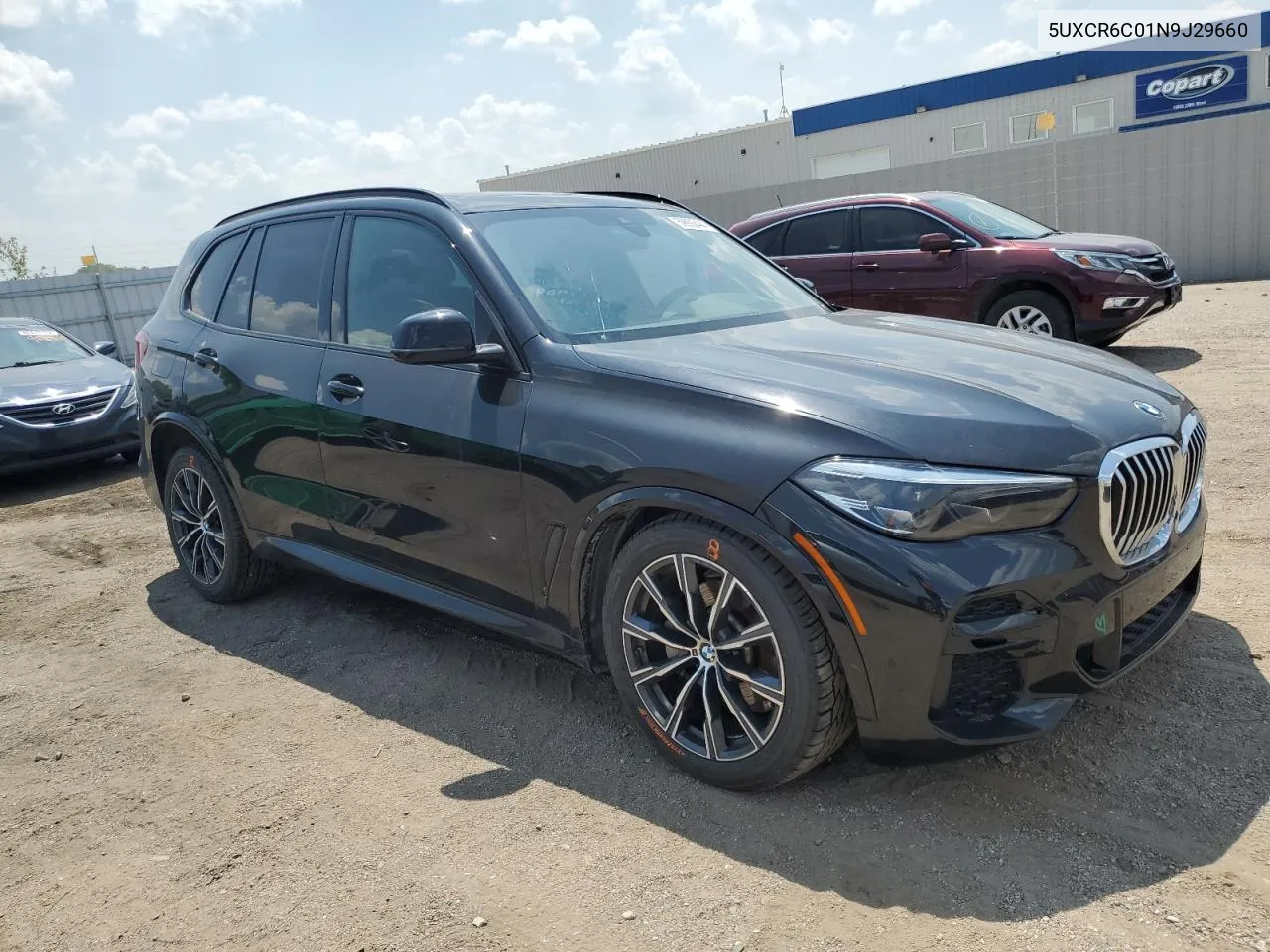 2022 BMW X5 xDrive40I VIN: 5UXCR6C01N9J29660 Lot: 59992444