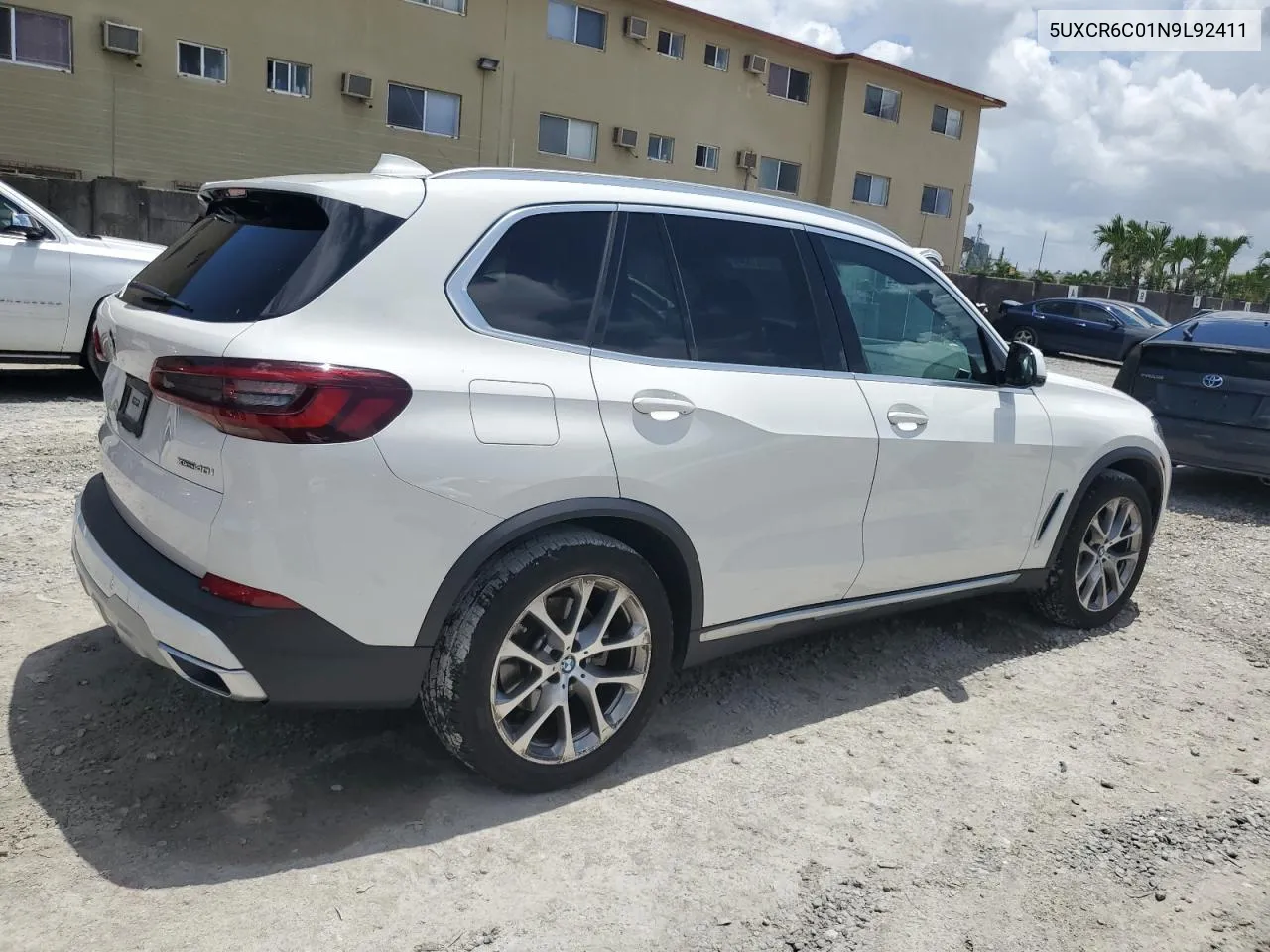 2022 BMW X5 xDrive40I VIN: 5UXCR6C01N9L92411 Lot: 60951694