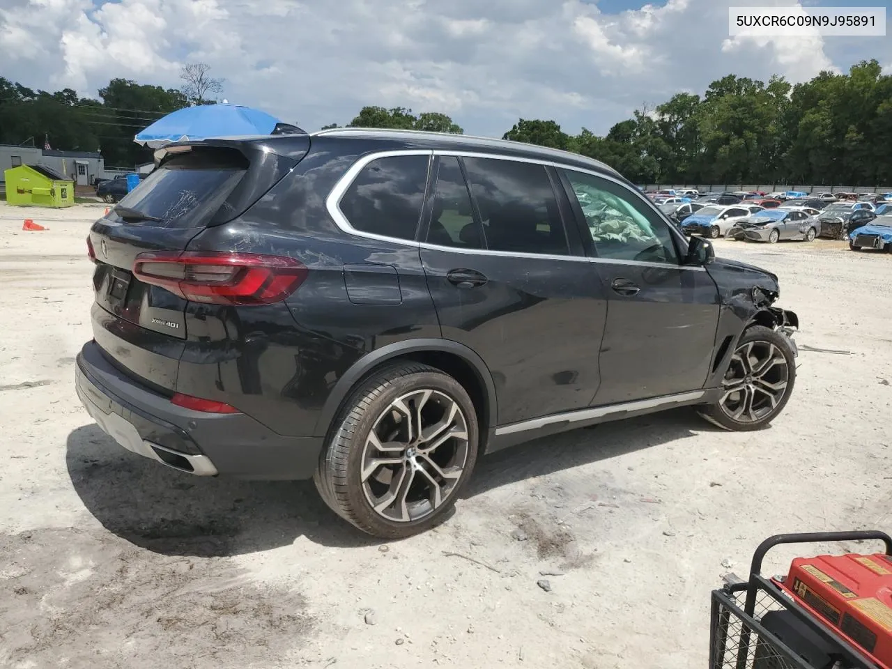 2022 BMW X5 xDrive40I VIN: 5UXCR6C09N9J95891 Lot: 61756934