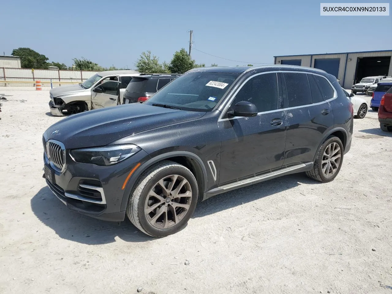 2022 BMW X5 Sdrive 40I VIN: 5UXCR4C0XN9N20133 Lot: 62242884