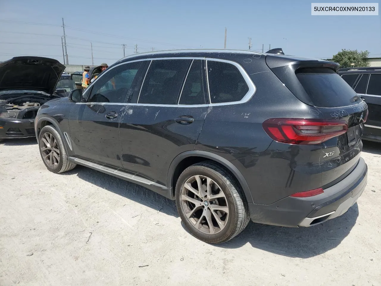 2022 BMW X5 Sdrive 40I VIN: 5UXCR4C0XN9N20133 Lot: 62242884