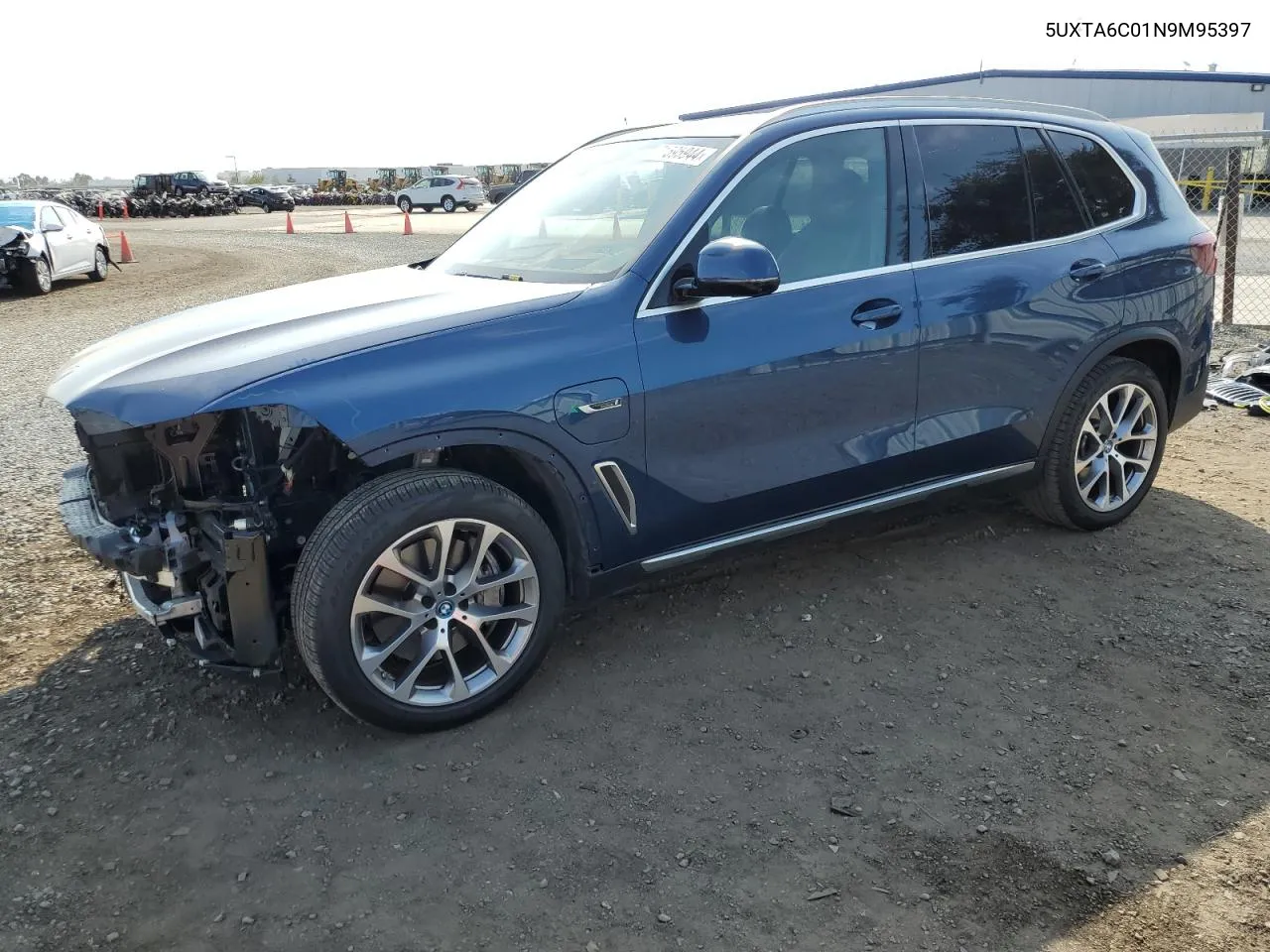 2022 BMW X5 xDrive45E VIN: 5UXTA6C01N9M95397 Lot: 71595944