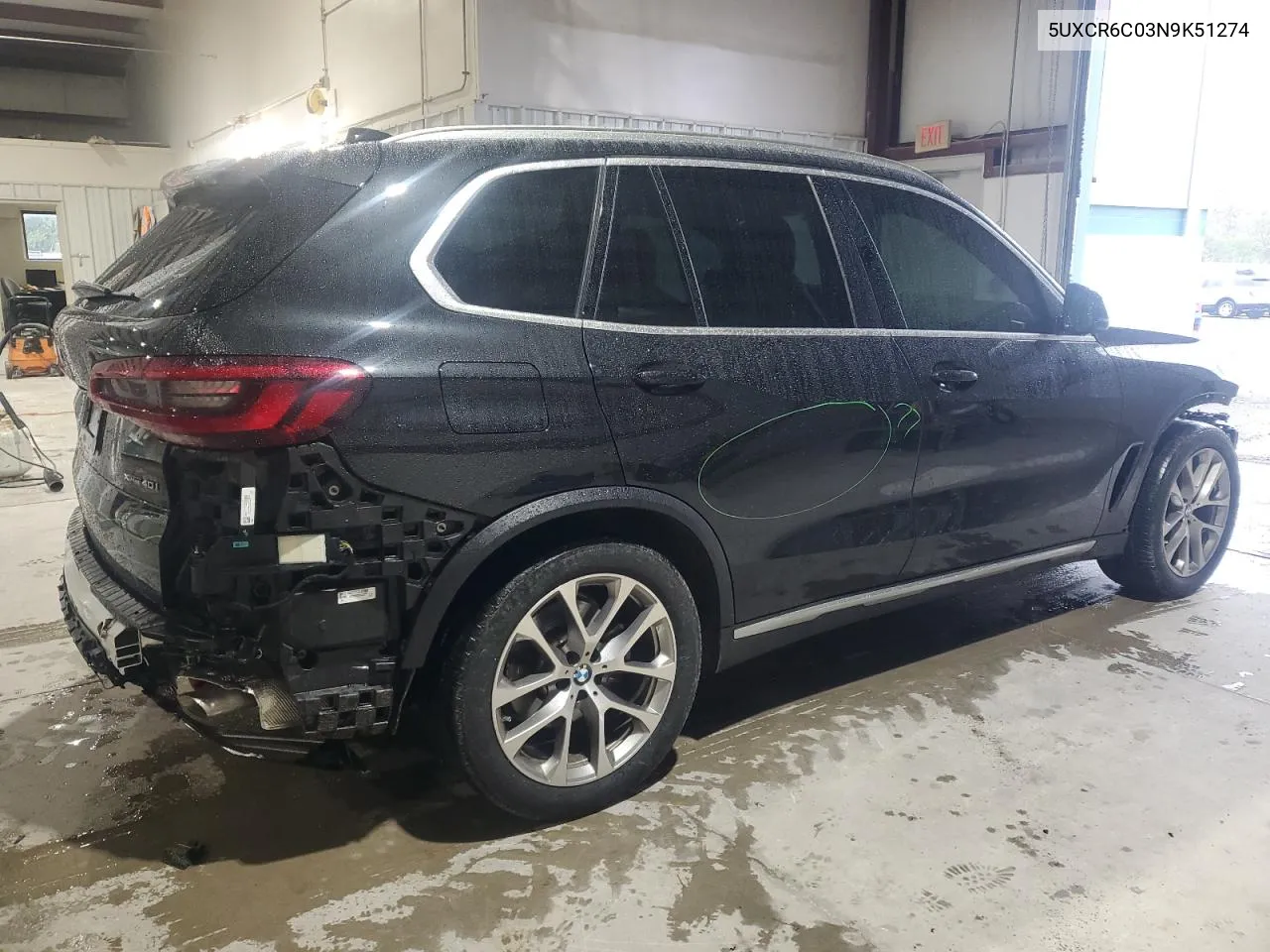 2022 BMW X5 xDrive40I VIN: 5UXCR6C03N9K51274 Lot: 71935514