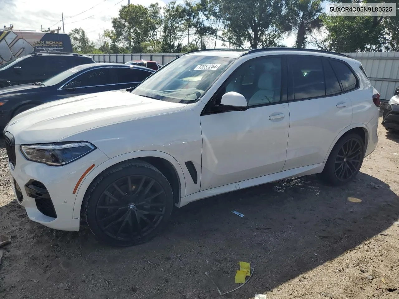 2022 BMW X5 Sdrive 40I VIN: 5UXCR4C05N9L80525 Lot: 72080254