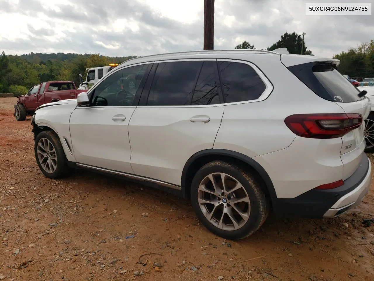 2022 BMW X5 Sdrive 40I VIN: 5UXCR4C06N9L24755 Lot: 72437734