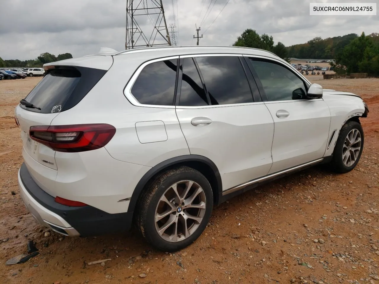 2022 BMW X5 Sdrive 40I VIN: 5UXCR4C06N9L24755 Lot: 72437734