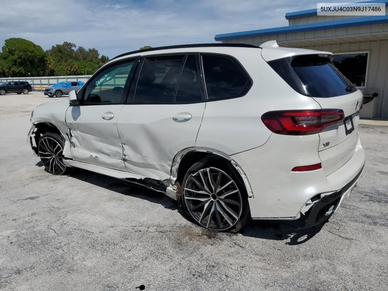 2022 BMW X5 M50I VIN: 5UXJU4C03N9J17486 Lot: 72560334