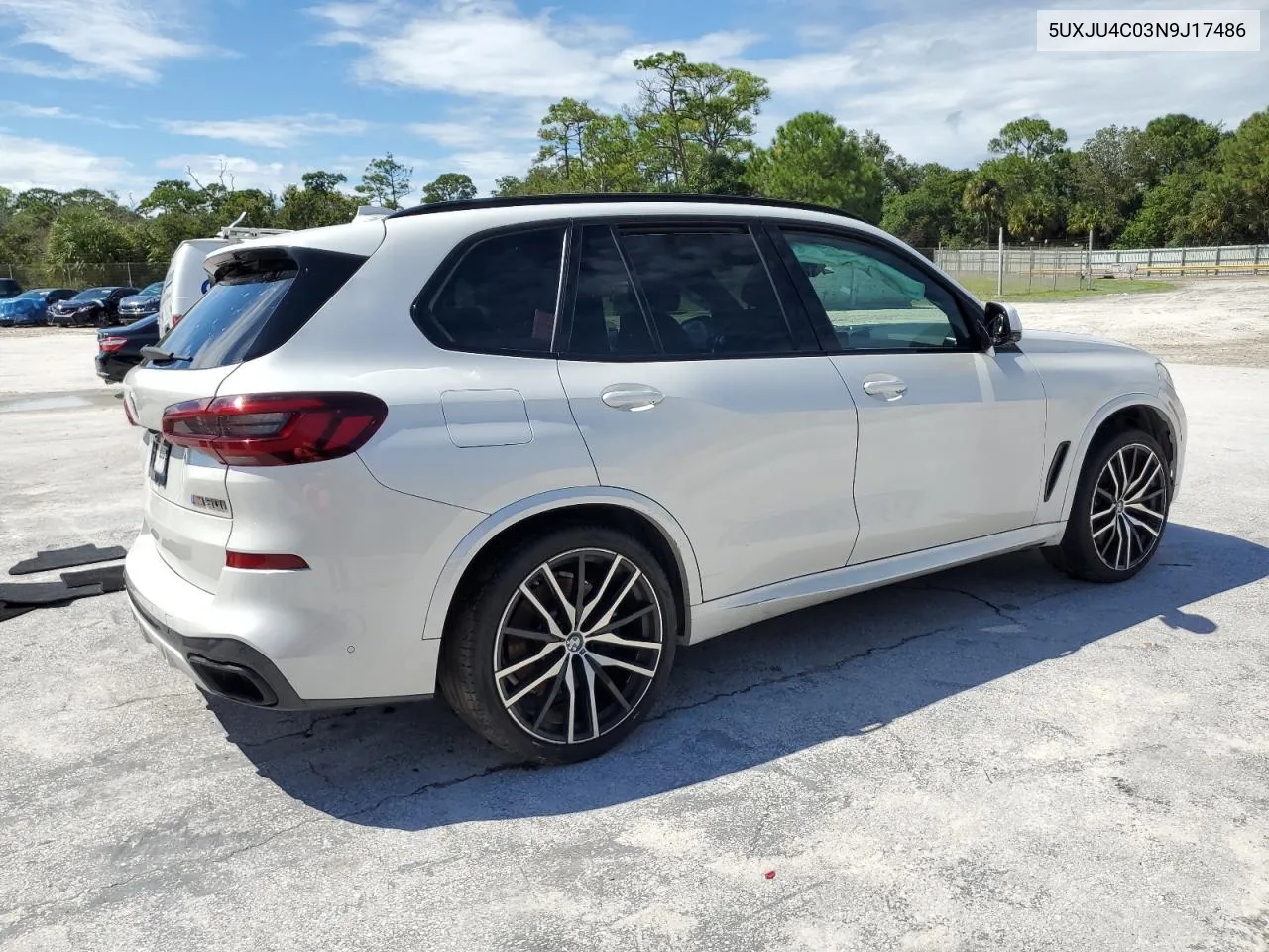 2022 BMW X5 M50I VIN: 5UXJU4C03N9J17486 Lot: 72560334