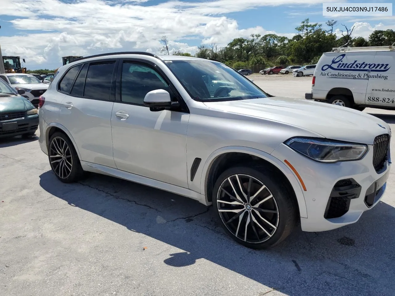 2022 BMW X5 M50I VIN: 5UXJU4C03N9J17486 Lot: 72560334