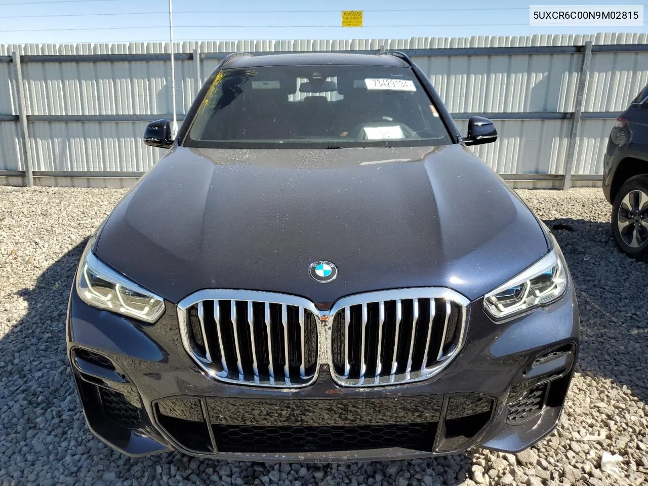 2022 BMW X5 xDrive40I VIN: 5UXCR6C00N9M02815 Lot: 73429134