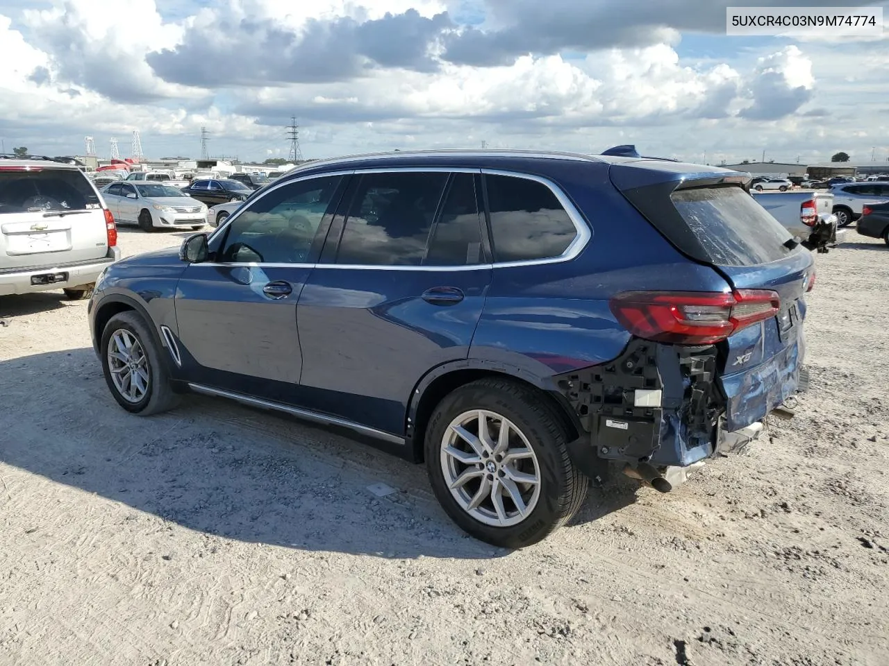 2022 BMW X5 Sdrive 40I VIN: 5UXCR4C03N9M74774 Lot: 73470744