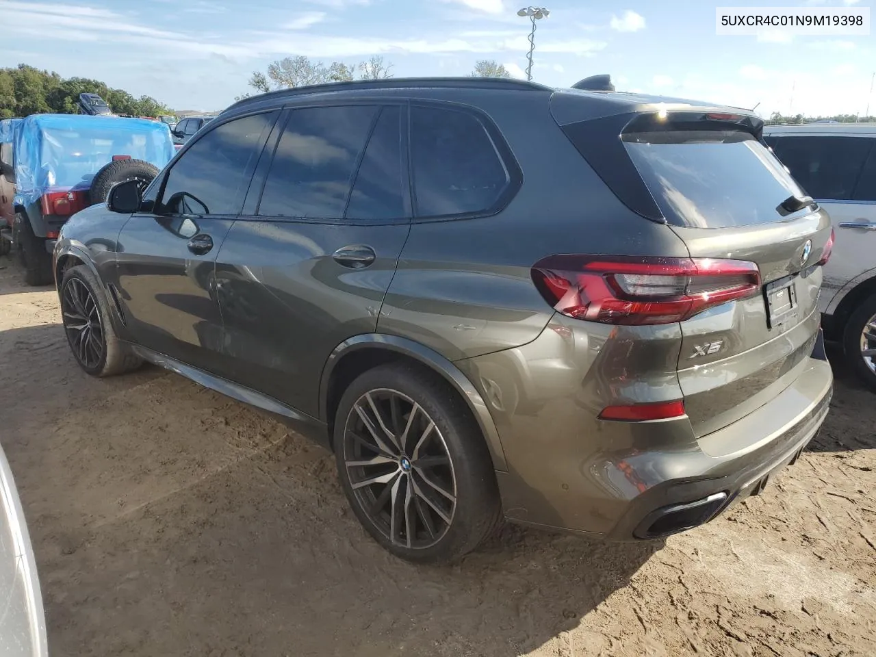 2022 BMW X5 Sdrive 40I VIN: 5UXCR4C01N9M19398 Lot: 74131194