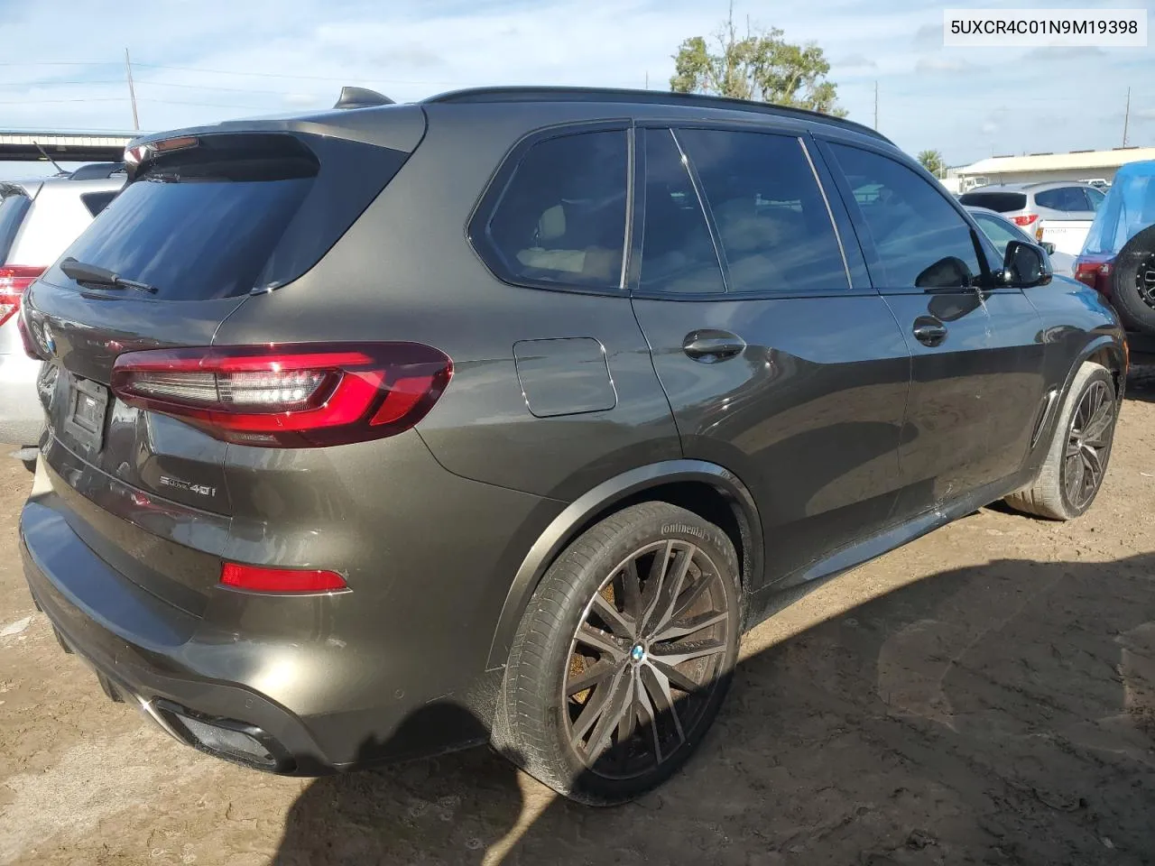 2022 BMW X5 Sdrive 40I VIN: 5UXCR4C01N9M19398 Lot: 74131194