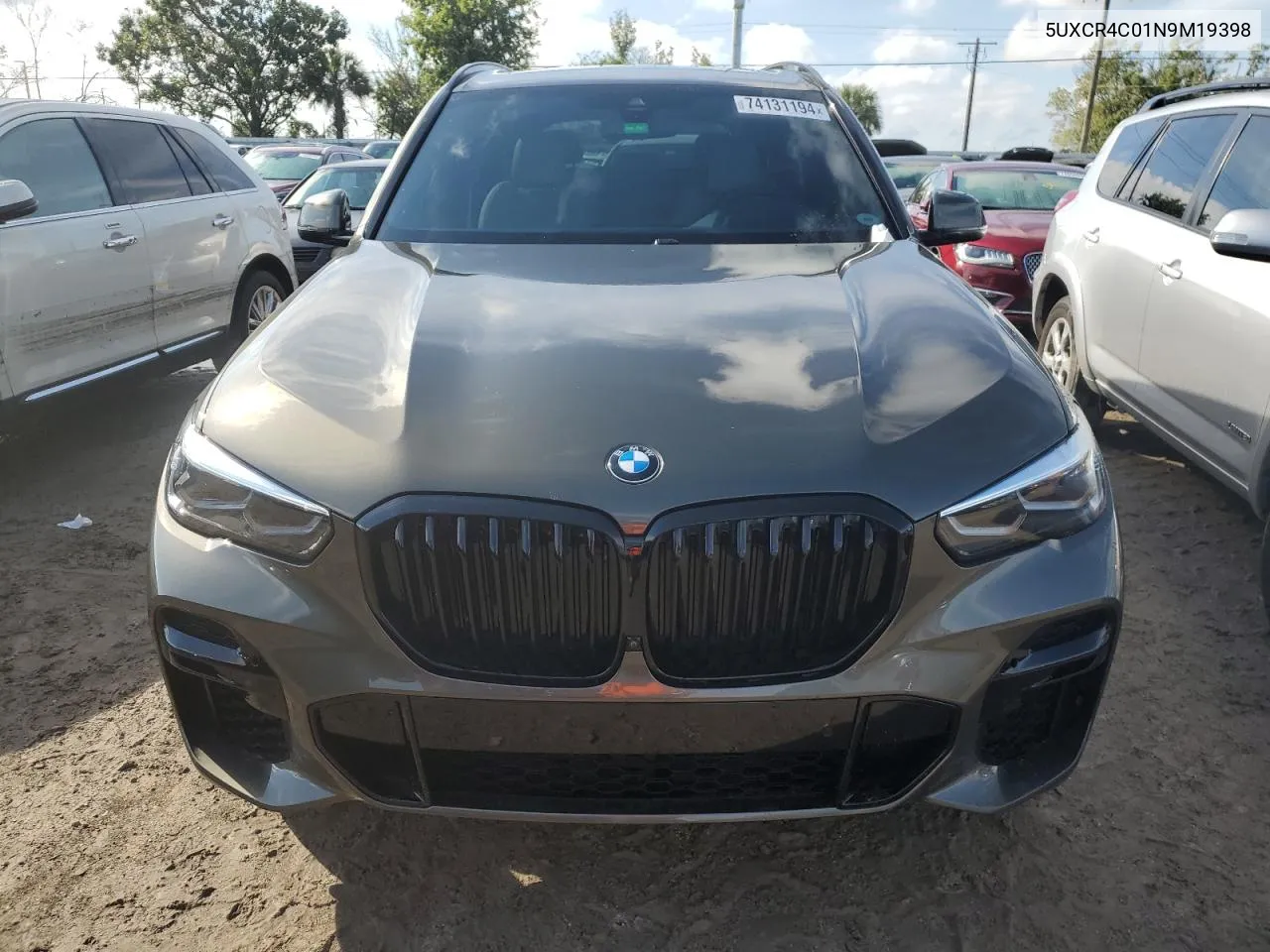 2022 BMW X5 Sdrive 40I VIN: 5UXCR4C01N9M19398 Lot: 74131194