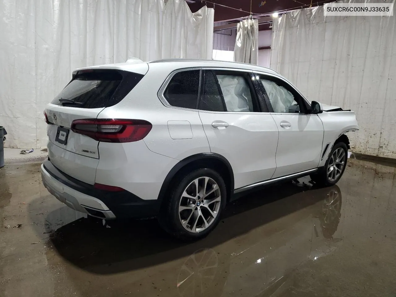 2022 BMW X5 xDrive40I VIN: 5UXCR6C00N9J33635 Lot: 75044474