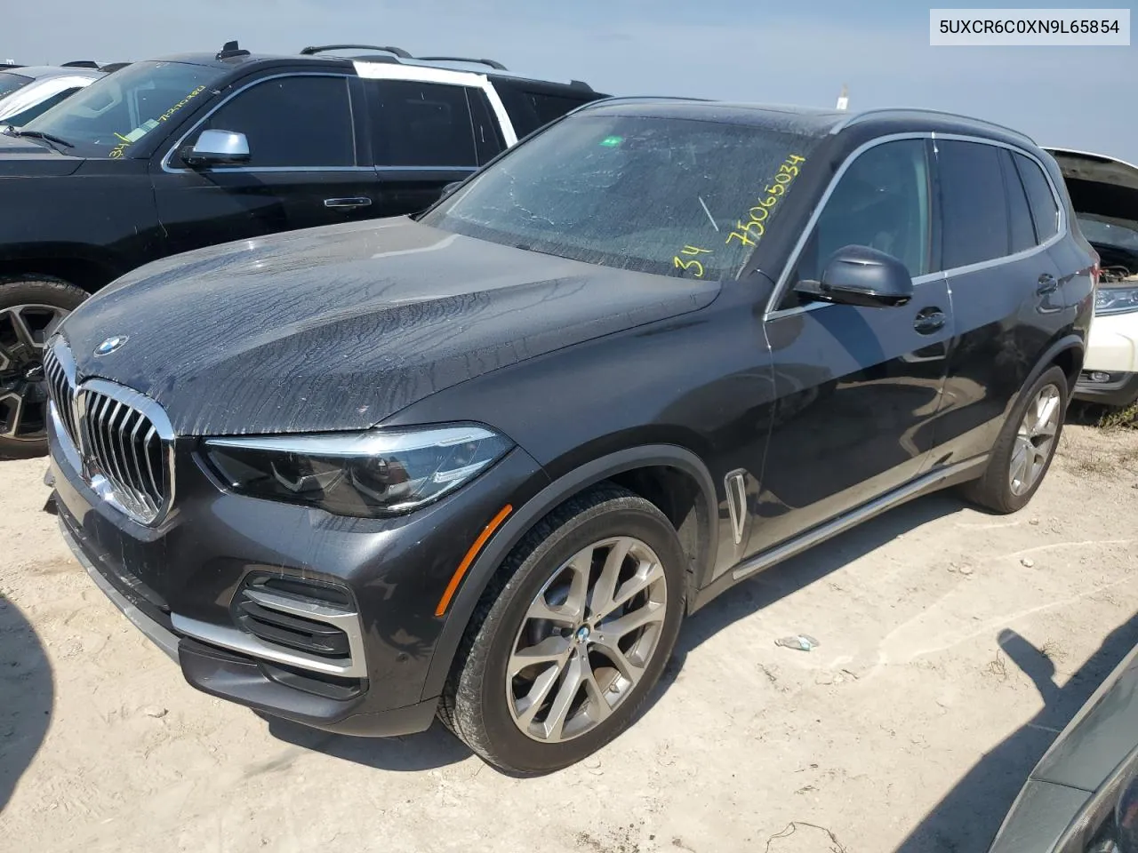 2022 BMW X5 xDrive40I VIN: 5UXCR6C0XN9L65854 Lot: 75065034