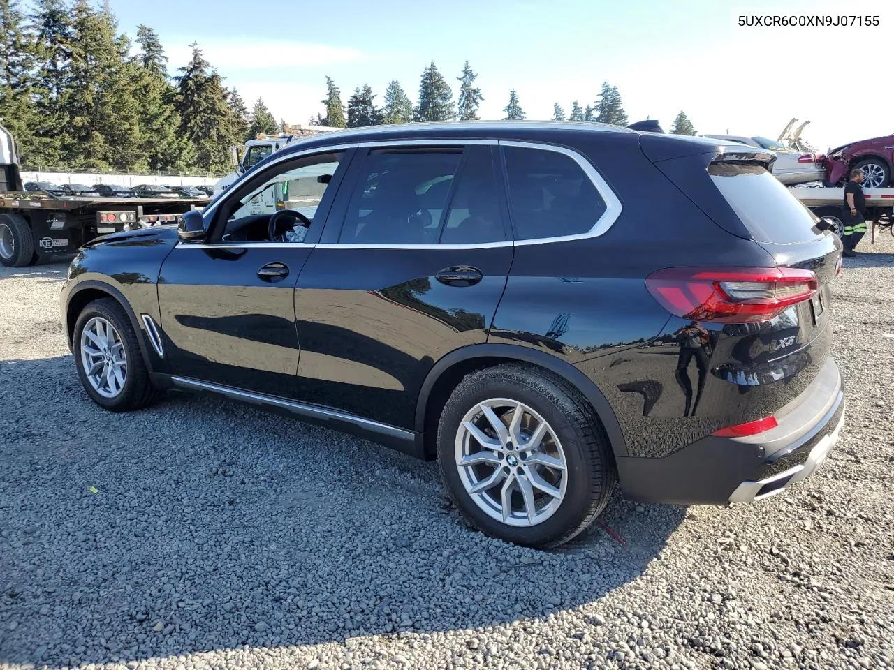 2022 BMW X5 xDrive40I VIN: 5UXCR6C0XN9J07155 Lot: 75184494