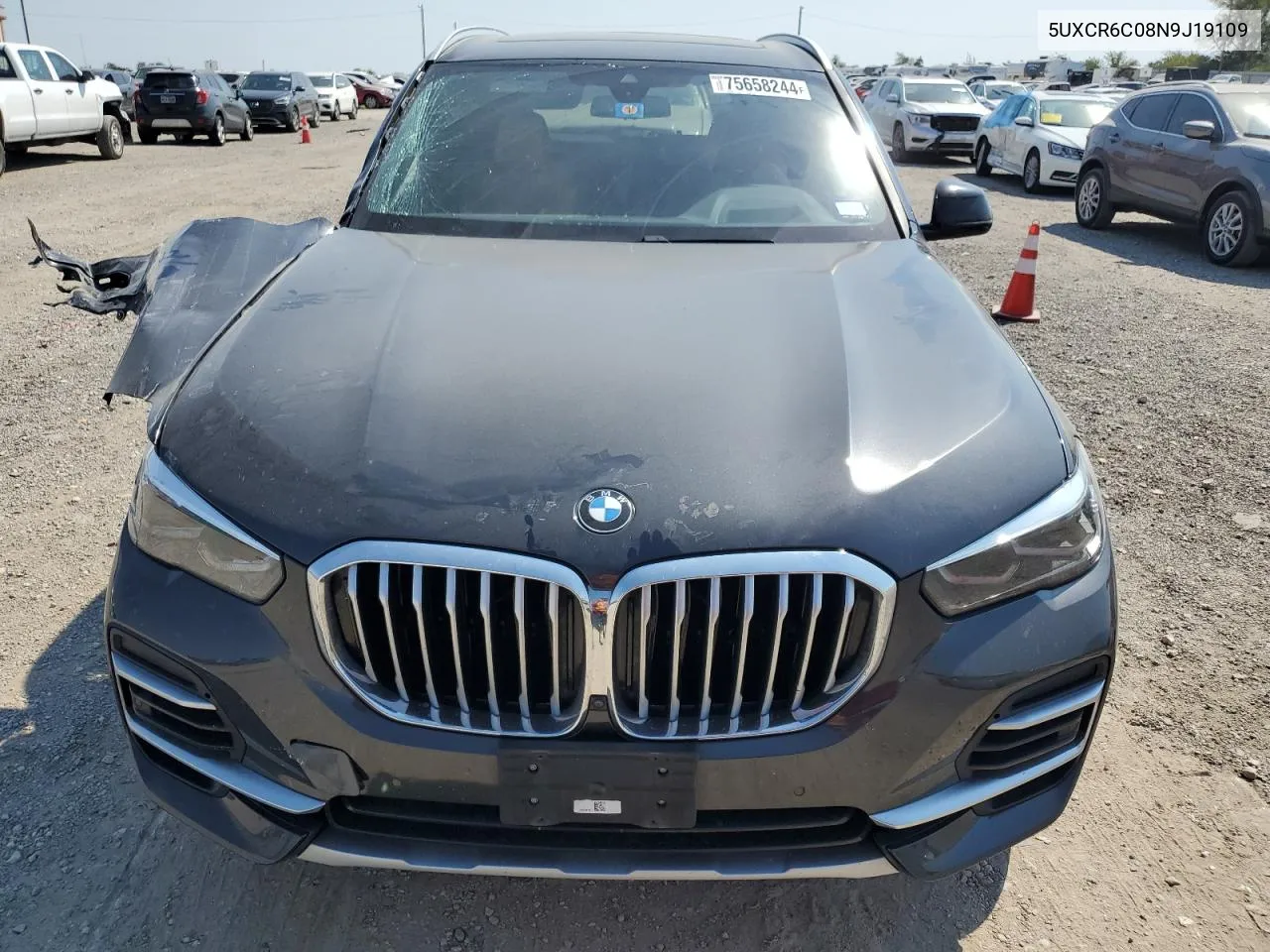 2022 BMW X5 xDrive40I VIN: 5UXCR6C08N9J19109 Lot: 75658244