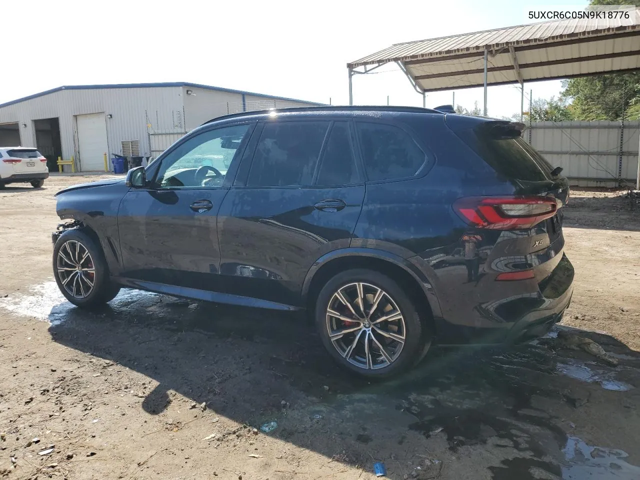 2022 BMW X5 xDrive40I VIN: 5UXCR6C05N9K18776 Lot: 75713914