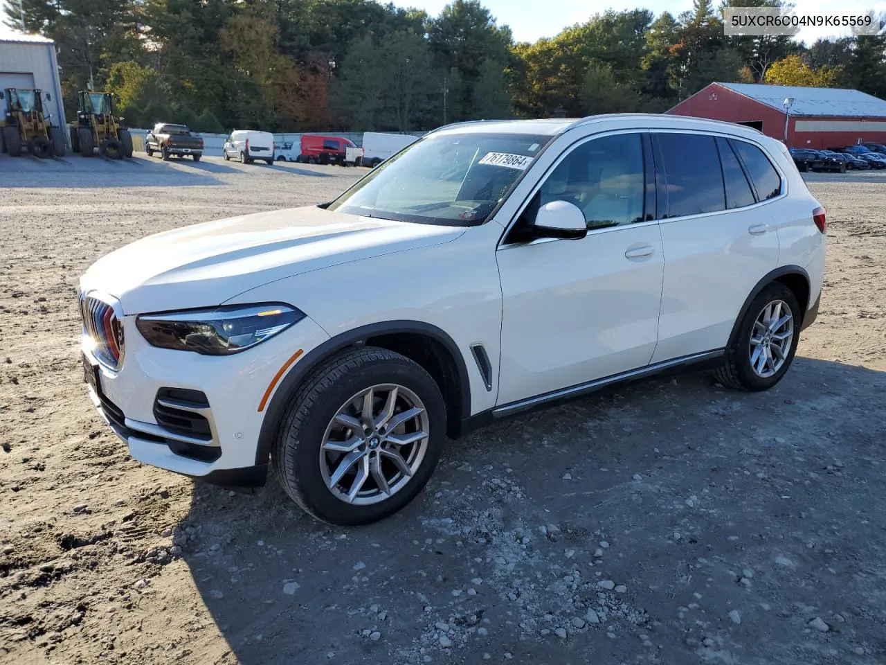 2022 BMW X5 xDrive40I VIN: 5UXCR6C04N9K65569 Lot: 76179864