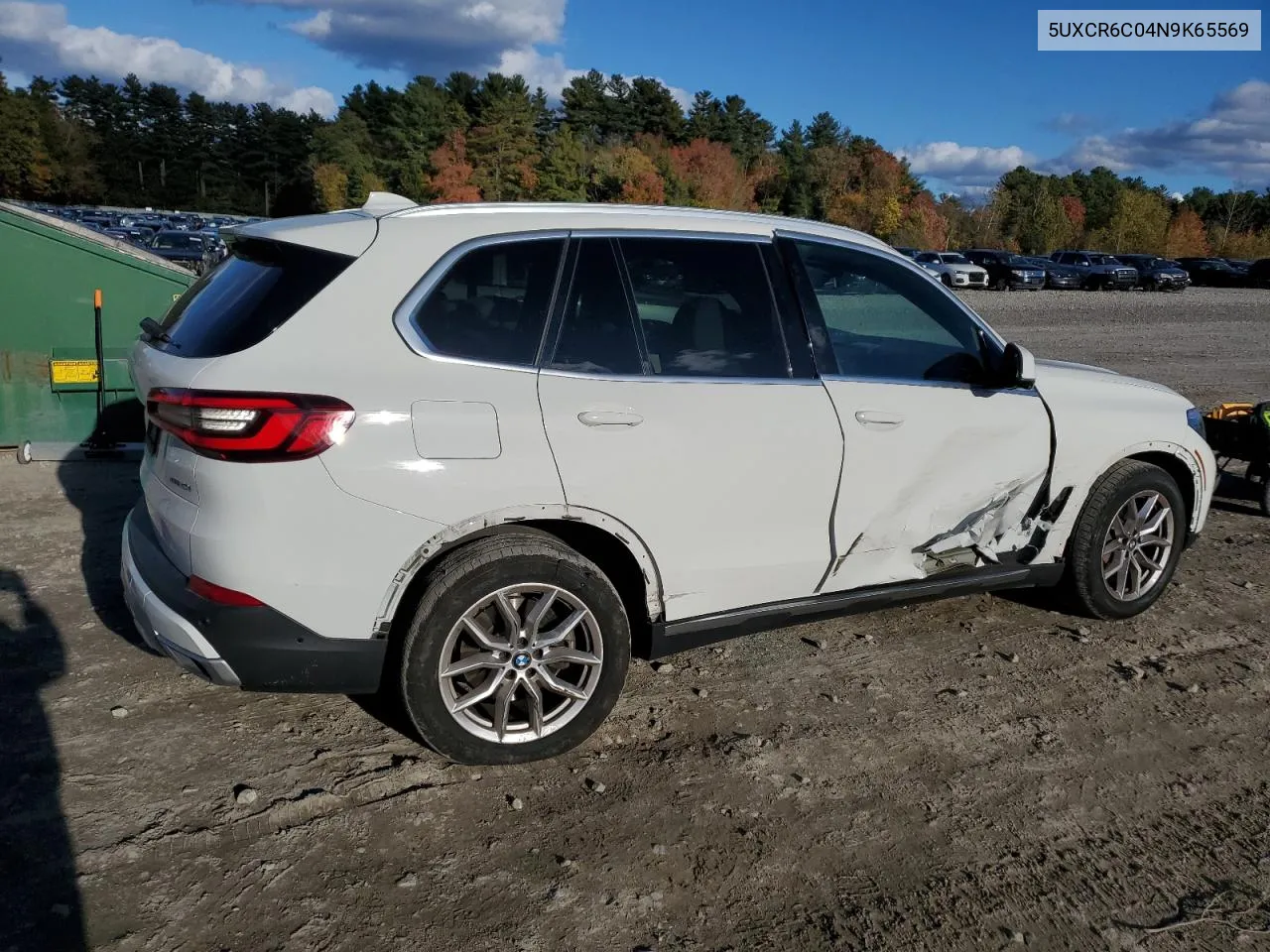 2022 BMW X5 xDrive40I VIN: 5UXCR6C04N9K65569 Lot: 76179864