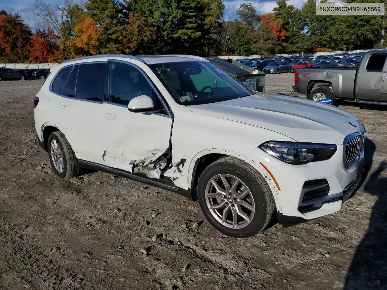 2022 BMW X5 xDrive40I VIN: 5UXCR6C04N9K65569 Lot: 76179864